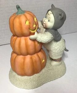 Dept 56 Snowbabies "Oh Pumpkinhead" Collezione Let's Pretend, Ritirato, Usato - Foto 1 di 8