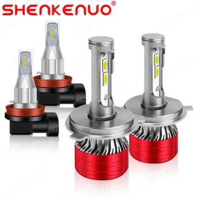 H4/9003+H11 LED Headlight Bulbs Kit + Fog Light for Nissan Versa 2007 2008-2013 - Image 1 of 4