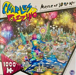 Celebrating Our World Pop Art 1000 Piece Jigsaw Puzzle Sure Lox New - Picture 1 of 2