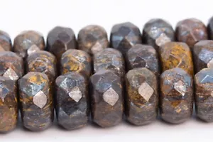 Natürliche Bronzit Perlen Grade AAA Facettiert Rondelle Lose Perlen 6x4MM 8x5MM 10x5MM - Bild 1 von 4