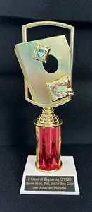 Cornhole Trophy With 3” Post. (Please See All Photos) - Picture 1 of 6