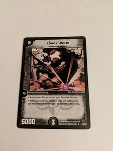 Chaos Worm Duel Masters DM02 Uncommon Card TCG CCG 24/55 - Picture 1 of 2