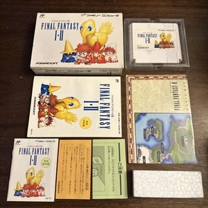 Final Fantasy I 1 & II 2 (Nintendo Famicom NES) Complete W Inserts - Authentic - Picture 1 of 16