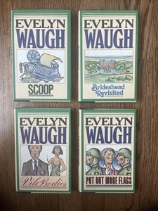 Konvolut 4 Evelyn Waugh Bücher Vintage 1979 HC/DJ - Bild 1 von 8