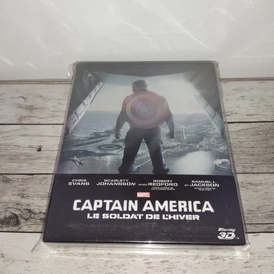 Captain America: the Winter Soldier Steelbook [3D+Blu-Ray] - Includes Booklet - Image 1 of 4