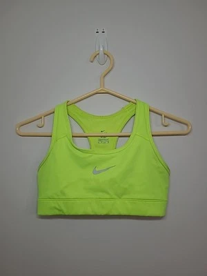 Nike Victory Compression Sports Bra Volt 375833-708 X-Small Fluorescent Green - Image 1 of 3