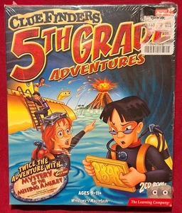 RAR! Clue Finders 5th Grade Adventures + BONUS Amulett Mystery Big Box PC CD-ROM - Bild 1 von 5