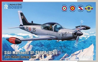 Special Hobby 72433 SIAI-Marchetti SF-260 EA/D/EU 'Late Bulged Canopy Type' 1:72 - Immagine 1 di 3