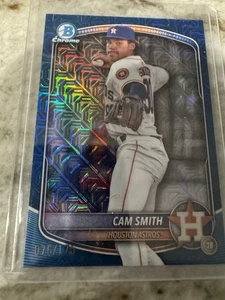 Bowman 2025 - Chrome Prospects Cam Smith #BCP-48 Navy Mojo Refractor/175 (RC) - Imagen 1 de 3