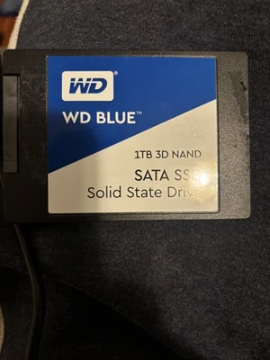 Western Digital WD Blue 3D NAND 2.5" SATA SSD 1TB Used Wiped Tested - Image 1 of 2
