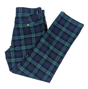 VINEYARD VINES Blackwatch Plaid Breaker Pants Flat Front Pants Sz 32 x 30 - Picture 1 of 3