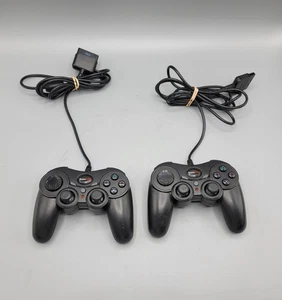 Lotto controller cablati PlayStation 2 PS2 GameStop controller wireless BB-12 (2) - Foto 1 di 6