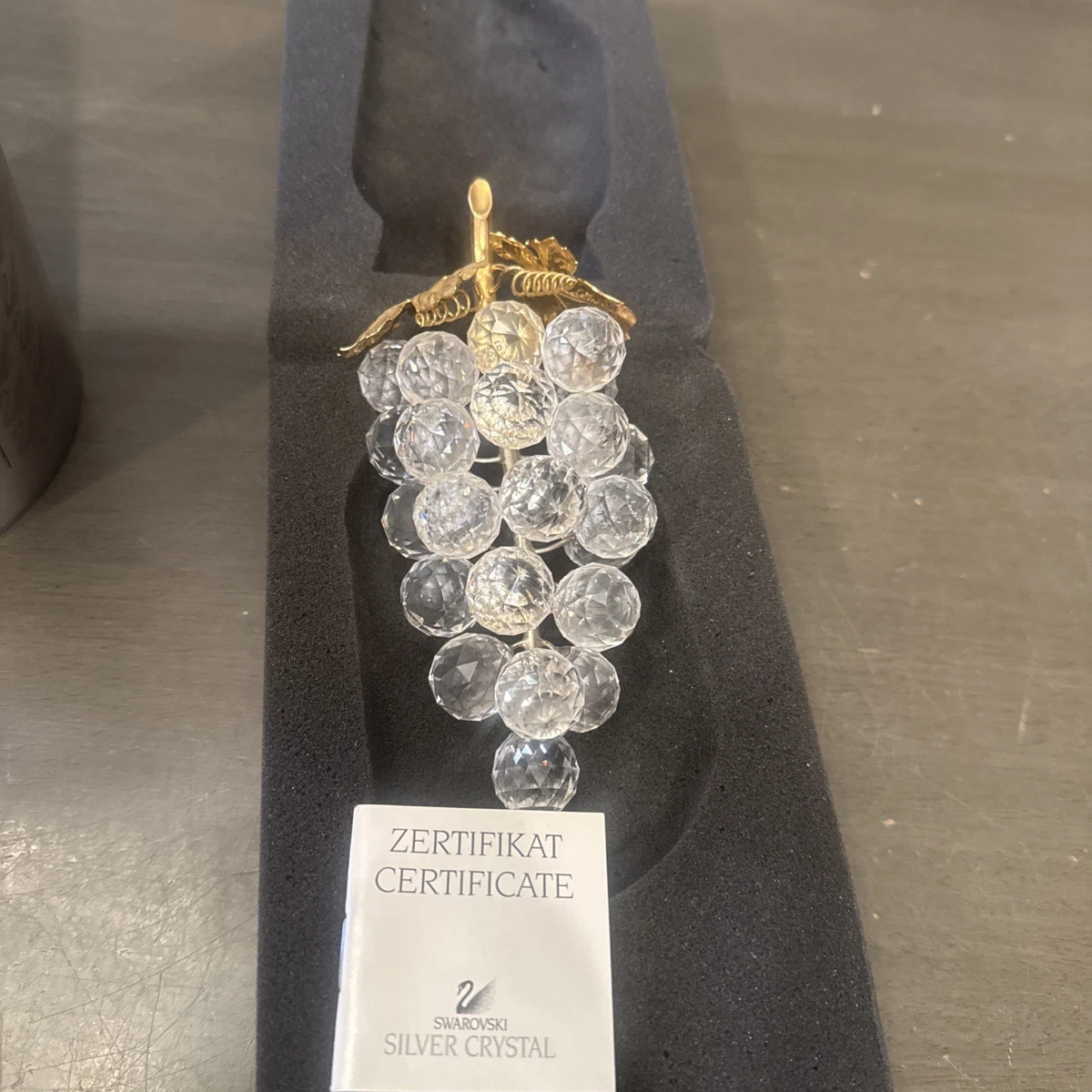 SWAROVSKI　葡萄 施华洛世奇水晶摆件葡萄| eBay