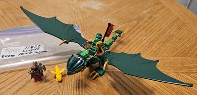 Lego Set 71829 - Ninjago - Lloyd's Green Forest Dragon - 100% Completo Foto 1 de 3