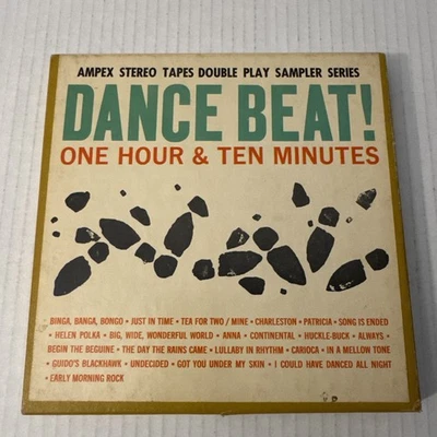 Ampex Dance Beat! Reel-to-Reel Sampler RL 405 2LP Equivalent Stereo Tape - Bild 1 von 4