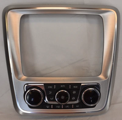 2013-2016 GMC Acadia Dash Climate Control Unit Bezel Trip OEM 23158334 22846347 - Image 1 of 4