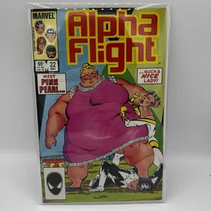 Alpha Flight #22 (1985) Marvel Comics – 1st Appearance of Pink Pearl – FN/VF - Imagen 1 de 2