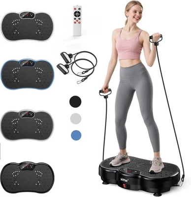 HTM Vibration Plate Exercise Machine with Magnetic Acupoints Fitness Platform - Image 1 of 4