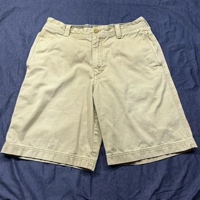 Pantalones Cortos Timberland Vintage Para Hombre Beige/Tostado Caqui Bordado Logo Talla 32 Foto 1 de 4