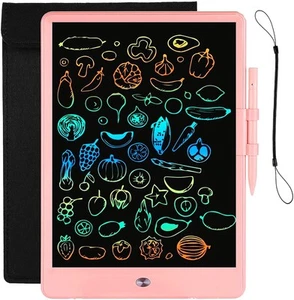 LCD Writing Tablet for Kids Doodle Board with Bag, Electronic Digital Colorfu... - Picture 1 of 9