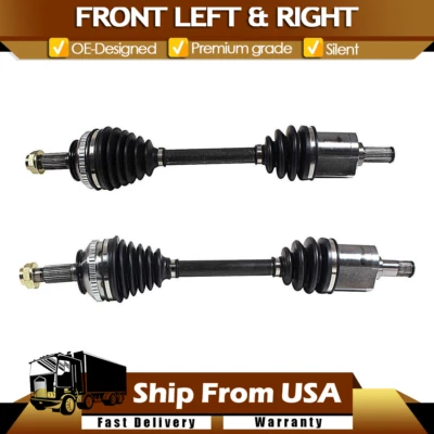 Par de ejes CV delantero izquierdo derecho para Honda Accord 1990-1993 manual Foto 1 de 4