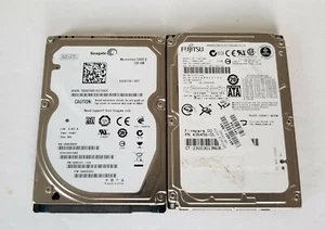 Lot of 2 Seagate, Fujitsu SATA 120GB 5400RPM 2.5” for laptop Hard Drives - Picture 1 of 1