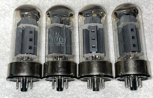 Lot Of 4 Luxman 8045G Power Vacuum Tubes Tested Strong SUPER RARE - Picture 1 of 4