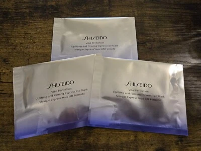 3x Shiseido VPN Eye Mask DLX Sample 1 Unit Each Pack New & Sealed - Image 1 of 4