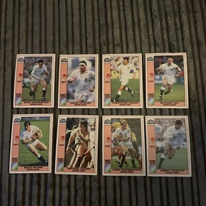 8 x ENGLAND 1991 WORLD CUP RUGBY TRADING CARDS REGINA 91 ANDREW GUSCOTT MOORE - Picture 1 of 4