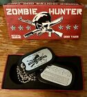 Zombie Hunter Dog Tags on Chains Novelties Gift Set Adult Collectible in Box NEW
