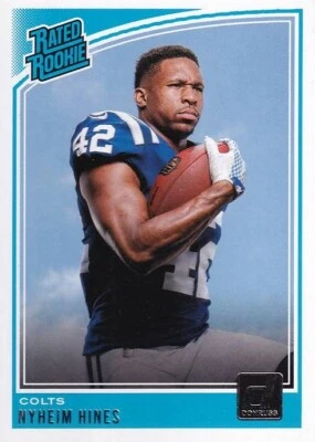 2018 Panini Donruss - Rated Rookie #327 Nyheim Hynes (RC) - Colts - Image 1 of 2