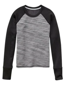 Top ATHLETA Snowscape, usato in ottime condizioni, grande, nero/grigio, allenamento clima freddo - Foto 1 di 1