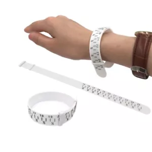Medidor de pulsera para hacer joyas ajustable medidor de muñeca herramienta de medición para pulseras - Imagen 1 de 8