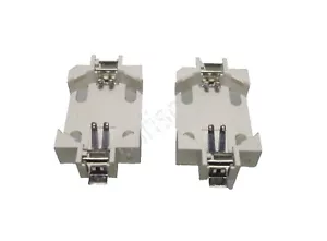 Soporte de batería de litio de repuesto de calidad OZ 2 PIEZAS CR2032 tipo soldadura blanco - Imagen 1 de 5