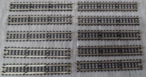 Trix Express Rails 4701 Straight Track - Set 10 pieces - Foto 1 di 1