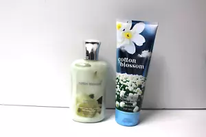 Juego de 2 loción y crema corporal en flor de algodón Bath and Body Works 8 FL OZ CADA UNO - Imagen 1 de 4