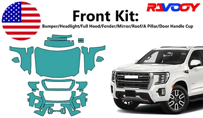 For GMC Yukon AT4 2021-2024 Front Paint Protection Film PreCut Kit PPF - Image 1 of 4