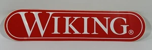 Retro Wiking Werbe Aufkleber Schild von einem Messestand Sammeln RAR Selten HL9 - Bild 1 von 4