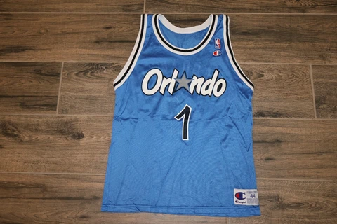 Orlando Magic Penny Hardaway Champion Vintage NBA Basketball Jersey #1 44 Retro Cover