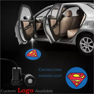 2pcs Car Door Blue Superman Symbol Courtesy Projector Laser Shadow Light - Bild 1 von 8