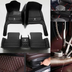 Car Mats For Maserati Levante Grecale Anti-slip Waterproof Carpets Custom Mats - Picture 1 of 36