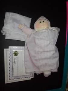 XAVIER ROBERTS SKULPTUR CABBAGE PATCH Puppe 82 PREEMIE GIRL mit Geburtszertifikat/Adopt - Bild 1 von 6