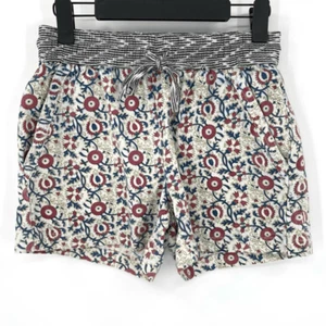 Dylan Edan Shorts Gummibund Kordelzug 100% Baumwolle Damen XS weiß blau mauve - Bild 1 von 5