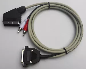 AMIGA RGB Scart Kabel 2M . Original DB23 Stecker. Hohe Qualität - Bild 1 von 4