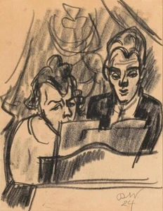 Wiener Expressionist Musikszene - Rudolf Wacker 1924 Österreichische Moderne Klavier - Bild 1 von 2