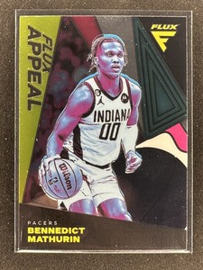 2022-23 Panini Flux - Bennedict Mathurin #11 - Flux Appeal Insert - Pacers