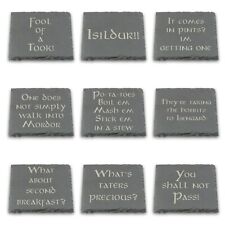 Lord of the Rings Coaster Quotes Laser Engraved Slate Coffee Tea Gift Novelty