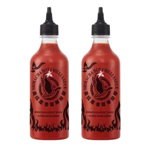 Flying Goose Sriracha Thai Blackout Sauce super heiße würzige Sauce (2 Packungen) - Bild 1 von 2