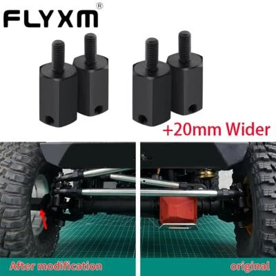 FLYXM +24mm Widen #45 Steel Wheel Extend Adapter for AXIAL 1/6 SCX6 JP AXI05000 - Image 1 of 4