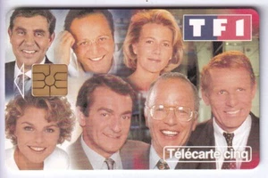 TELECARTE / PHONECARD .. FRANCE 5U PRIVEE GN461 TF1 PRESENTATEURS NEUVE C.22€ - Imagen 1 de 2